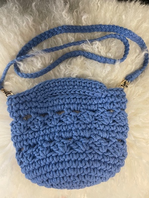 Sac Crochet Bleu