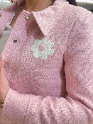 Blouson Tweed Rose Clair