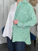 Chemise Mi-Vichy Vert