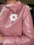 Blouson Vinyle Daisy Rose