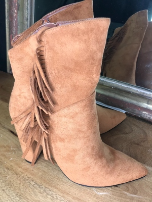 Boots Franges Camel