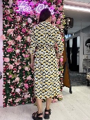 Robe Victoria Noire/Jaune