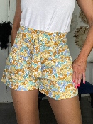 Short Fleuri Champêtre