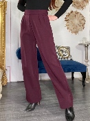 Pantalon Noémie Bordeaux