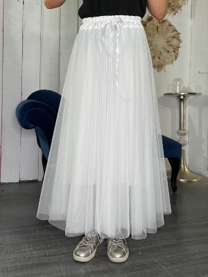 Jupe Tulle Blanche