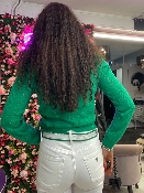 Cardigan Pailleté Vert