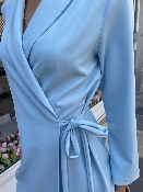 Robe Portefeuille Bleu Ciel 