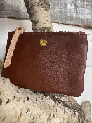 Porte-Monnaie Cœur Marron  