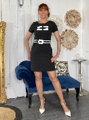 Robe Ligne de Mire Noire