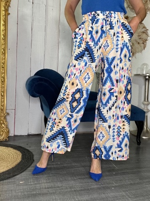 Pantalon TexMex Bleu Électrique 