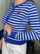 Cardigan Marinière