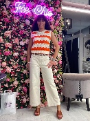 Pantalon Wideleg Vanille