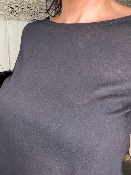 T-Shirt Dos Vrillé Noir