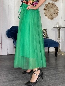 Jupe Tulle Vert Brésil