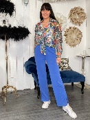 Pantalon Bleu Électrique 