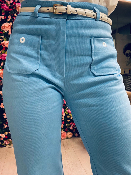 Pantalon Woodstock Bleu Ciel