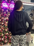 Gilet Zippé à Capuche 
