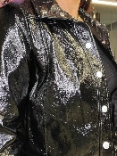 Blouson Vinyle Noir 