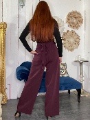 Pantalon Noémie Bordeaux