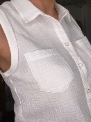 Top Selena Blanc