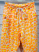 Pantalon Jogg Léopard Fluo Orange