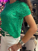 Haut Crochet Vert