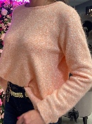 Pull Recto Verso Noeuds Dos Mandarine 