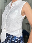 Top Selena Blanc