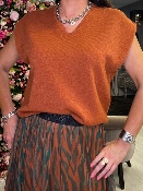 Pull Sans Manches Caramel