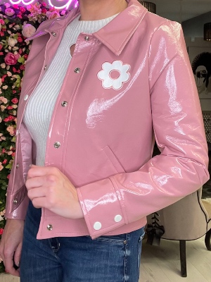 Blouson Vinyle Daisy Rose