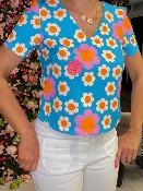 Top Flower Bleu