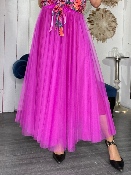 Jupe Tulle Magenta 