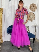 Jupe Tulle Magenta 