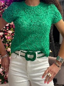 Haut Crochet Vert
