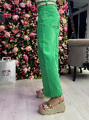Pantalon Wideleg Vert