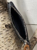 Porte-Monnaie Cœur Anthracite Grainé