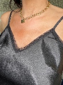Top Satin Noir