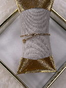 Bracelet Cœur Strass Vert