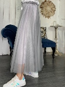 Jupe Tulle Grise