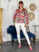 Blouse Arlequin Fuschia