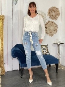 Cardigan Dentelle Ivoire