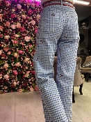 Pantalon Vichy Cerises