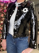 Blouson Vinyle Daisy Noir