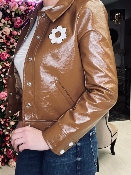 Blouson Vinyle Daisy Cappuccino 