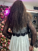 Cardigan Noir en Maille Fine