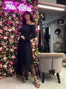 Jupe Tulle Coeurs Noirs