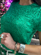 Haut Crochet Vert