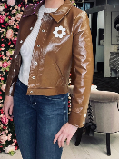 Blouson Vinyle Daisy Cappuccino 