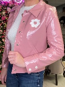 Blouson Vinyle Daisy Rose