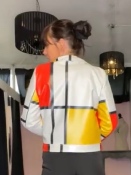 Blouson Enduit Mondrian